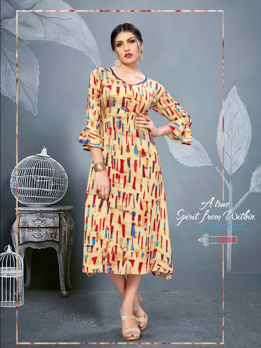 Gulaboo Vol-2 Watermelon Printed Wholesale Kurti Gulaboo Vol-2 Watermelon Printed Wholesale Kurti